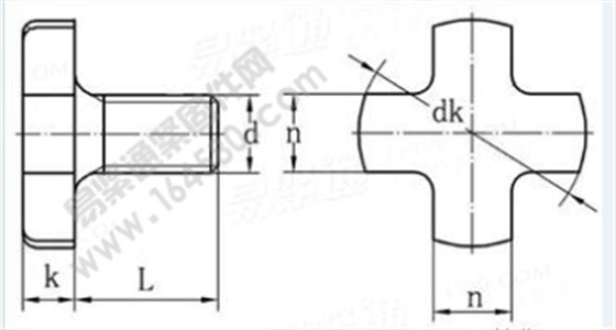 DIN 6367-2003 十字头螺钉（手拧螺钉）