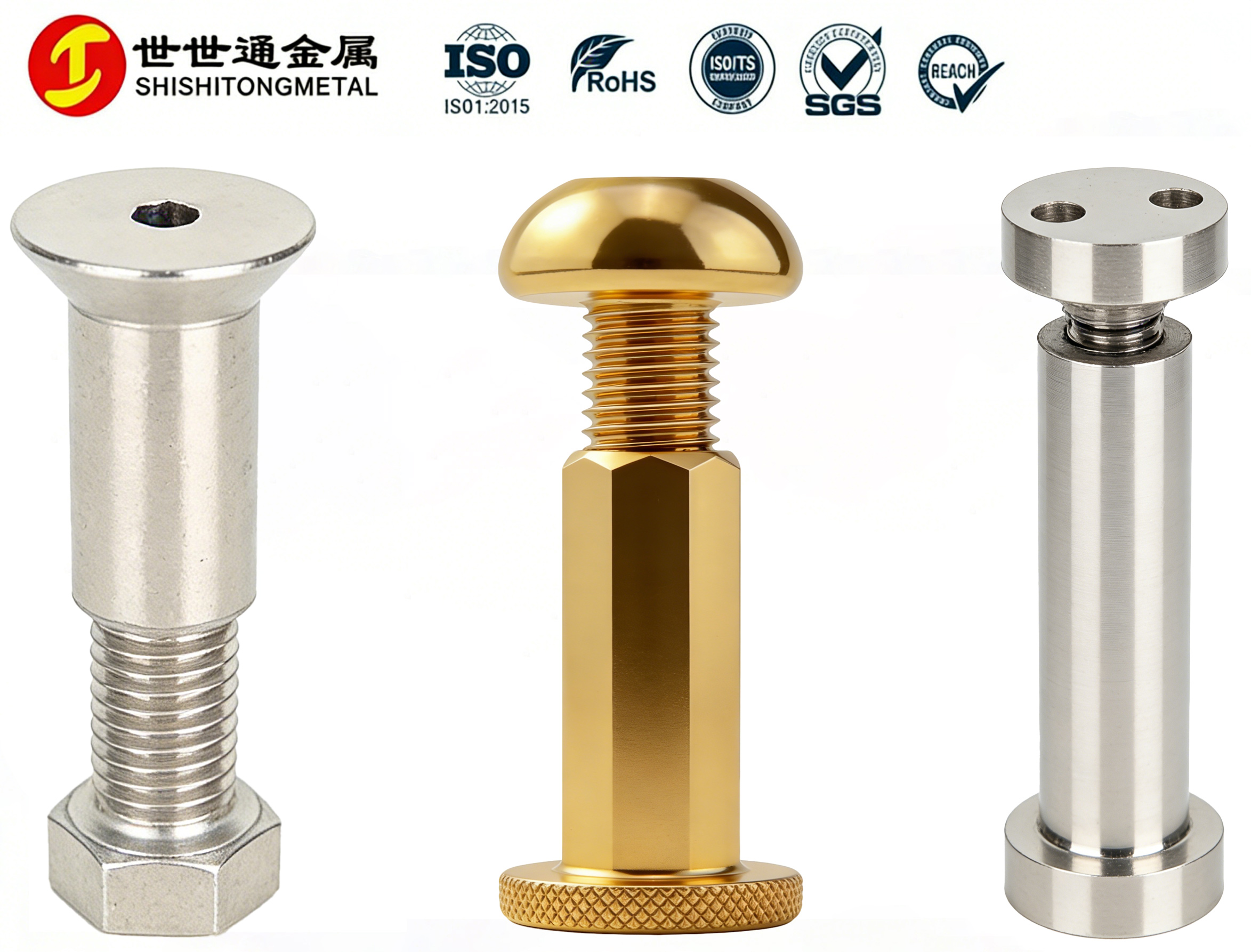 非标装饰子母螺丝 | 多材质多工艺定制，满足高端连接需求