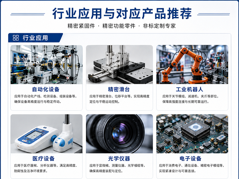  SCM435台阶螺丝优势解析：小型运动结构精密定位核心配件