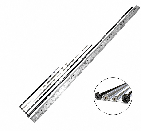 世世通超长螺丝定制展示，支持50mm至2000mm长螺丝加工