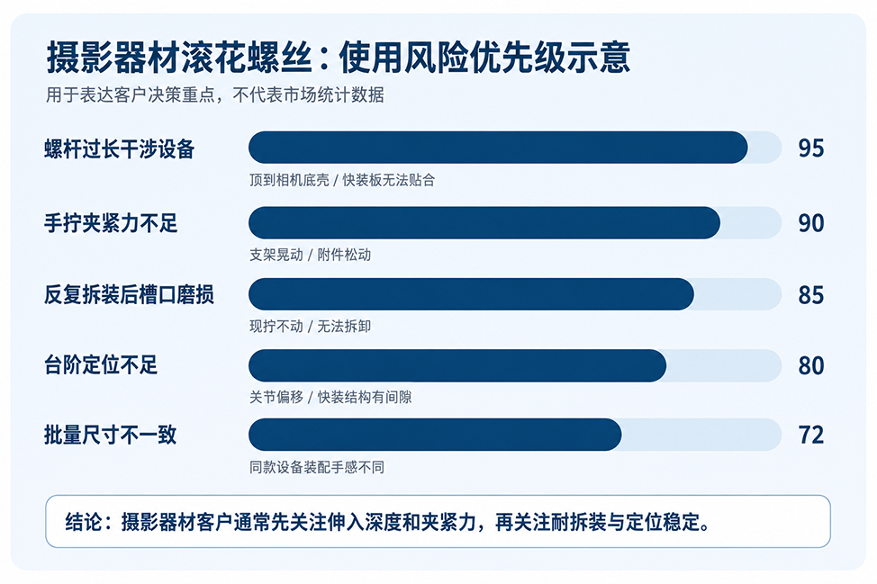世世通滚花螺丝运用场景定制图