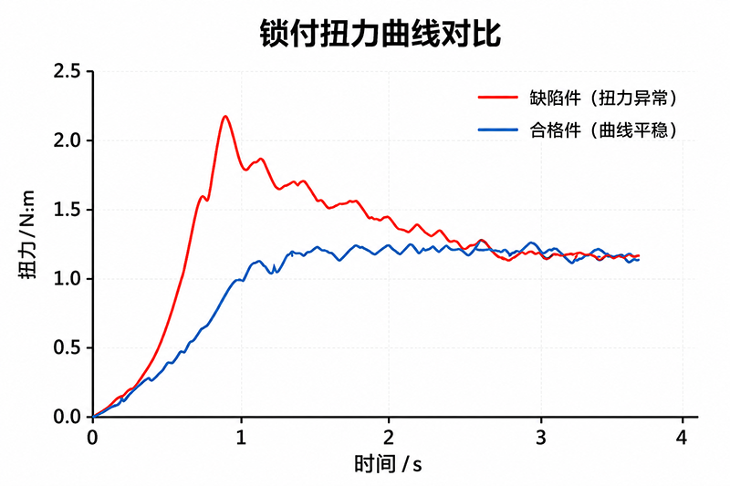 扭紧力曲线图