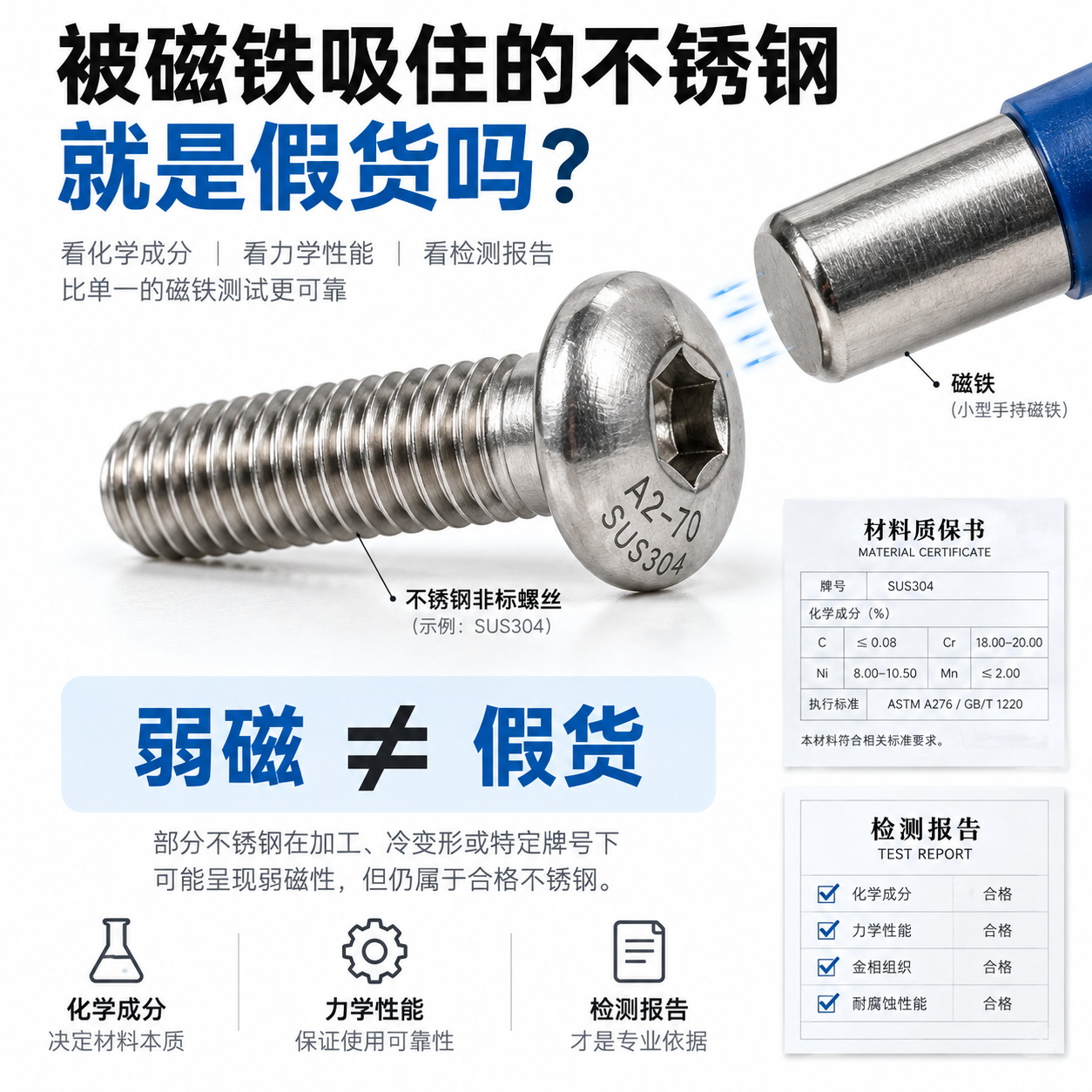 弱磁不等同于假货 弱磁不等同于假货