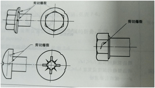 螺丝断裂缺陷